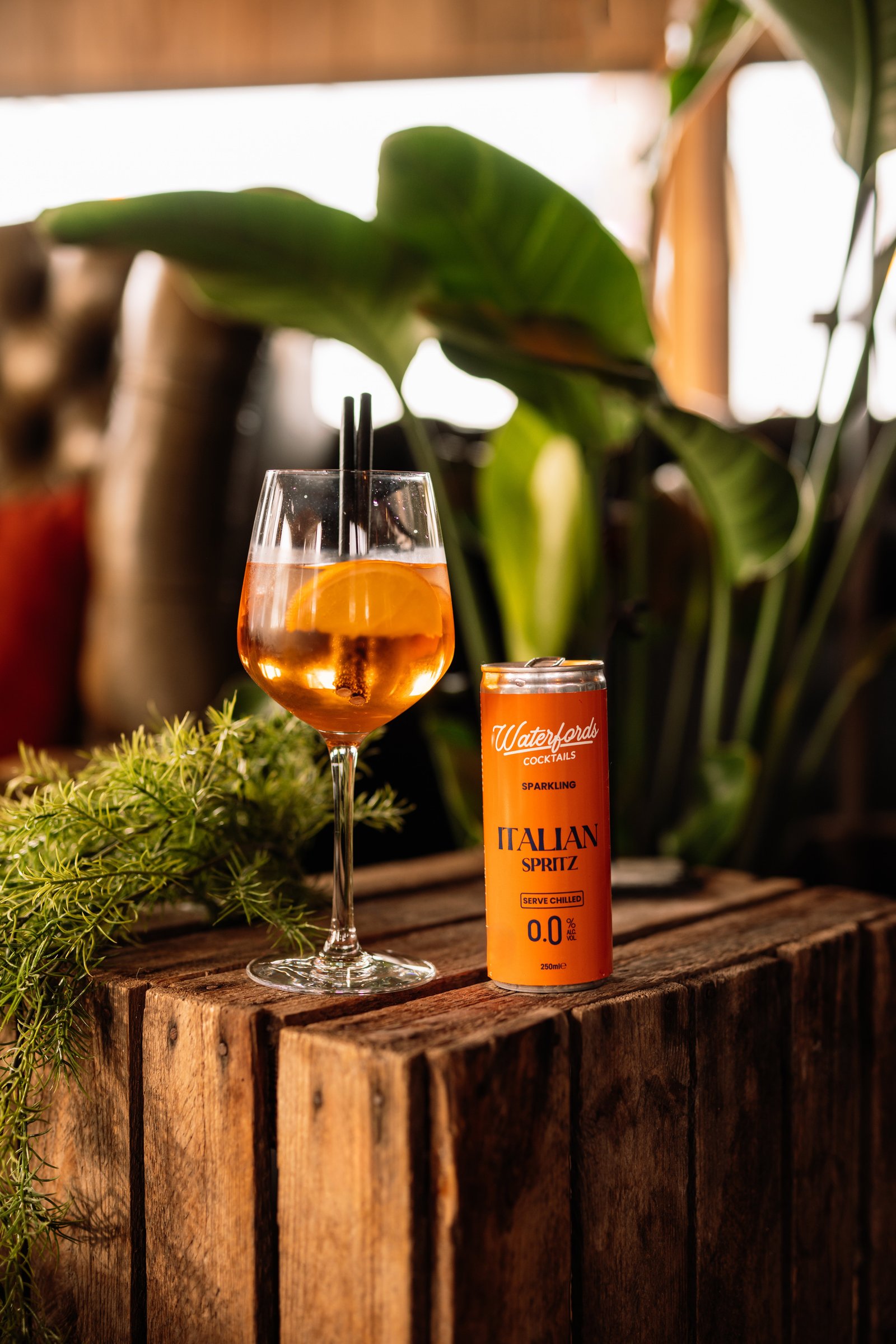 Pouring Waterfords Italian Spritz