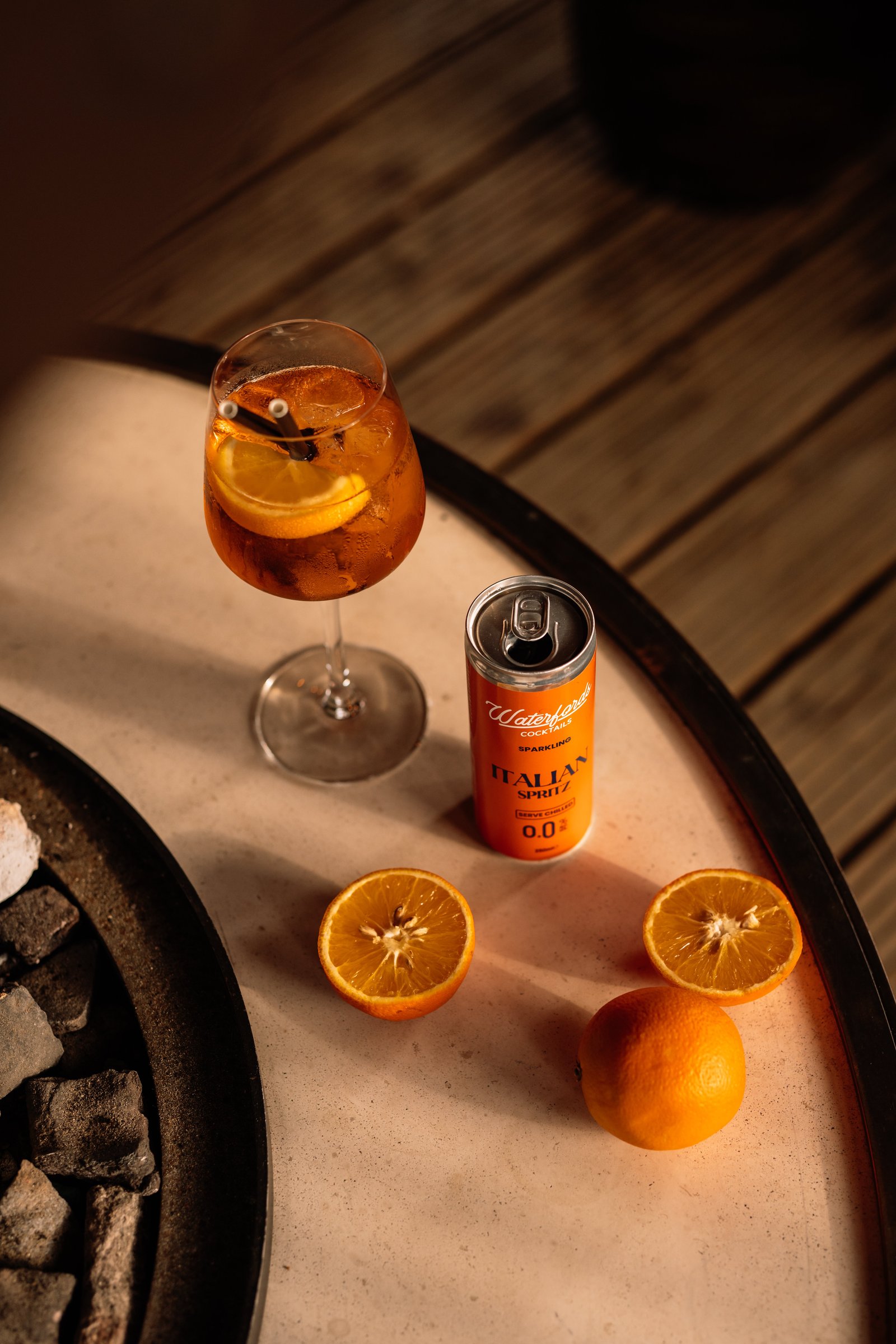 Waterfords Italian Spritz close-up